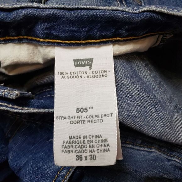 Vintage 505 Levi’s Straight Leg Jeans 100% cotton. SIZE 36 - Picture 7 of 14